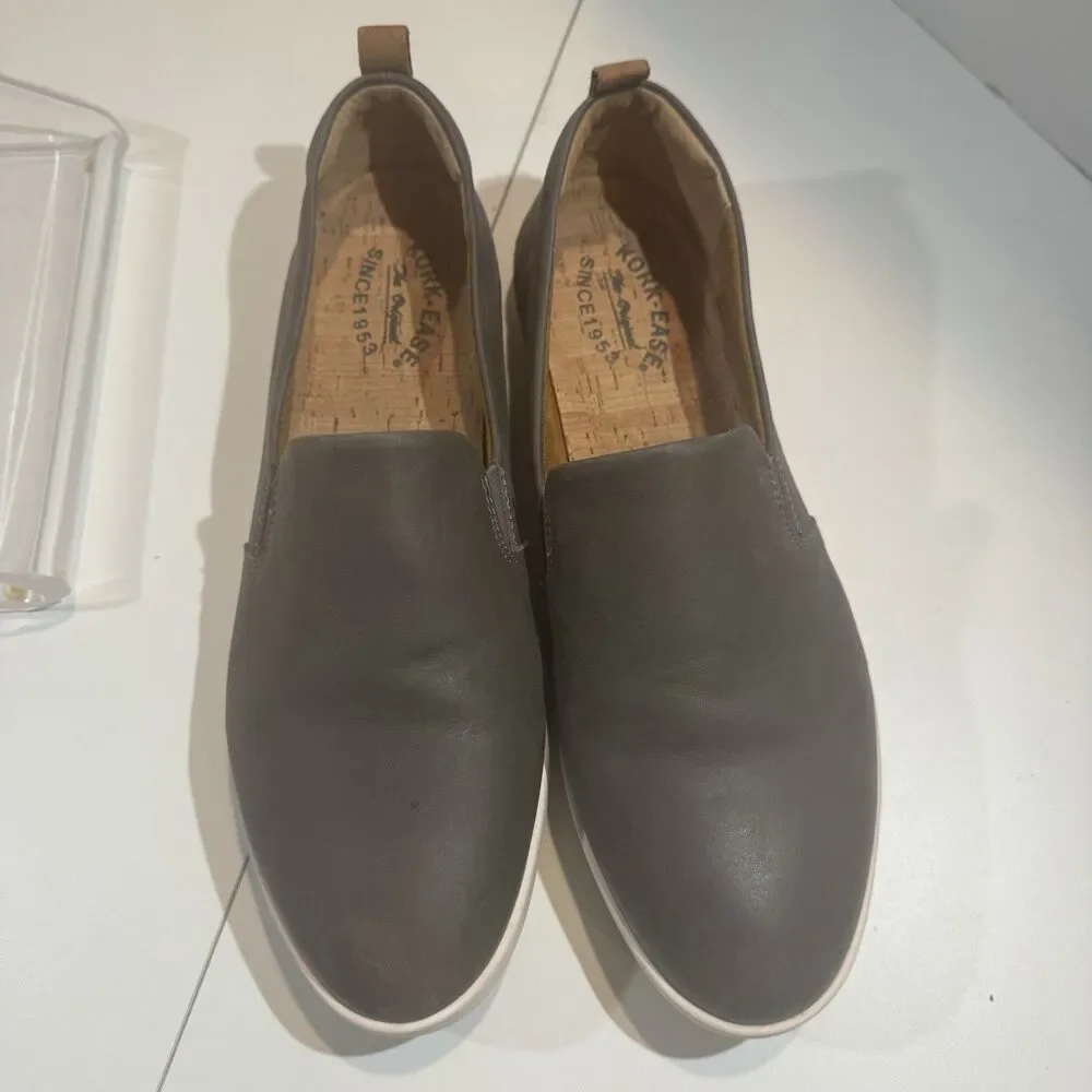 Kork Ease PEYTON Women's Casual Slip On Shoe Gray US Size 10-10.5 Medium